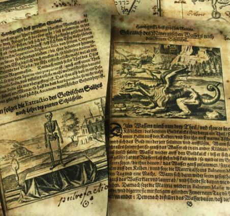 Dark Magic & Occult Themed Decorative Paper – Vintage-Style Material for Journaling and Flat-Lay Photography - Image 5