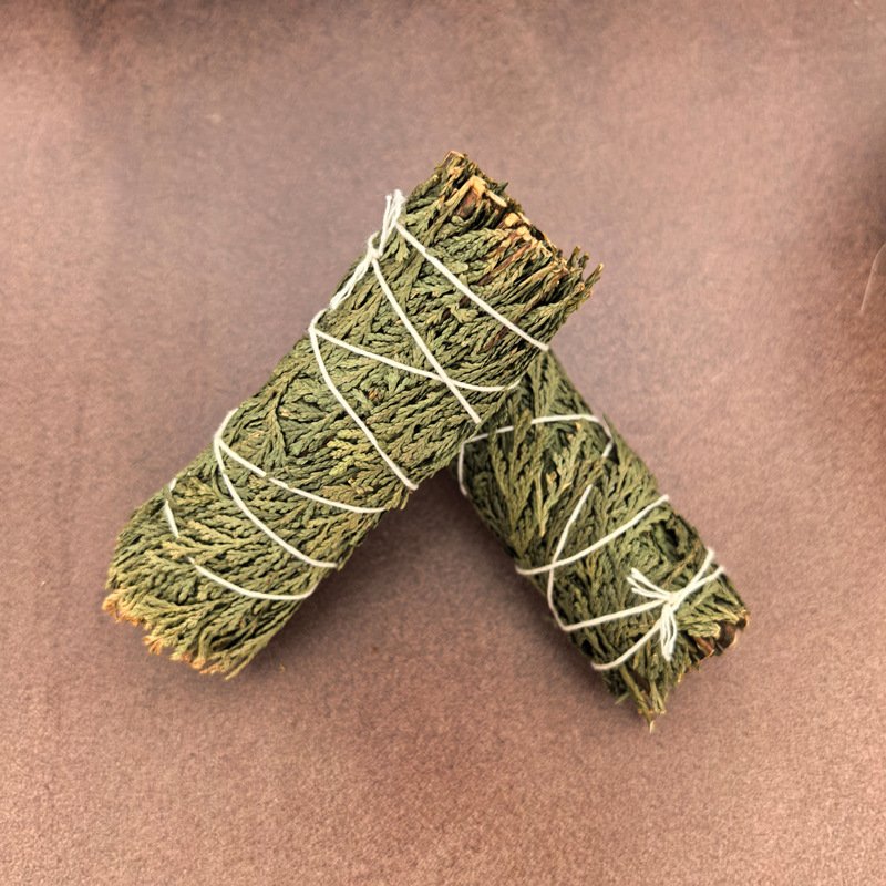 Cedar and Sage Natural Aromatic Herbal Smudge/Cleansing Incense – Flameless Fragrance - Image 2